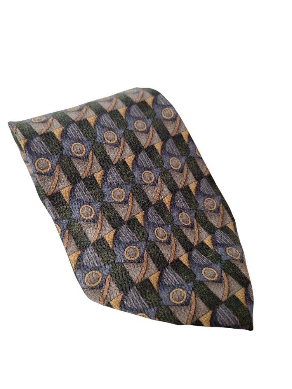 Cocktail Collection Vodka Silk Geometric Retro Tie
